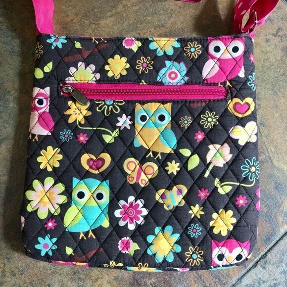 SazyBee Owl Flower Butterfly Girl’s Fabric Purse - Picture 6 of 16